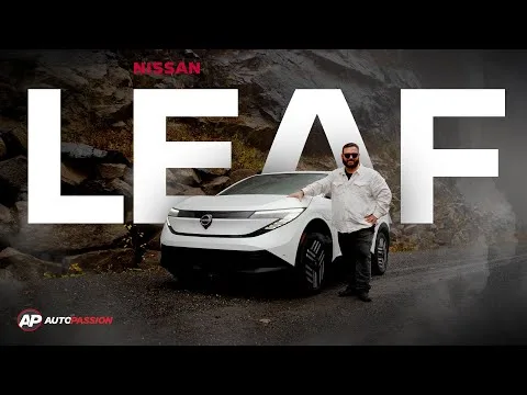 Vignette de l'essai routier de la Nissan LEAF 2026 sur YouTube