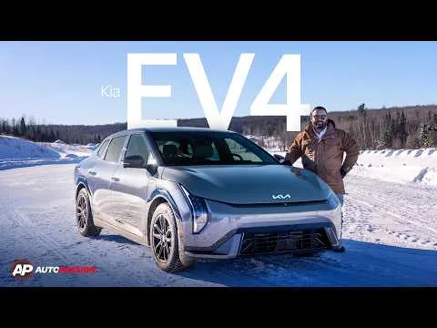 Vignette de l'essai routier de la Kia EV4 2026 sur YouTube