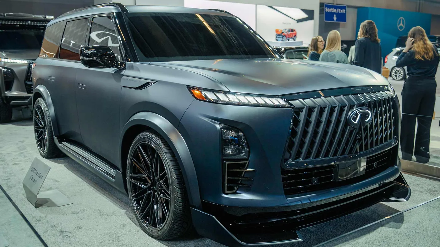 GROUPE BEAUCAGE SALON AUTO 2026 INFINITI QX80 Track Spec