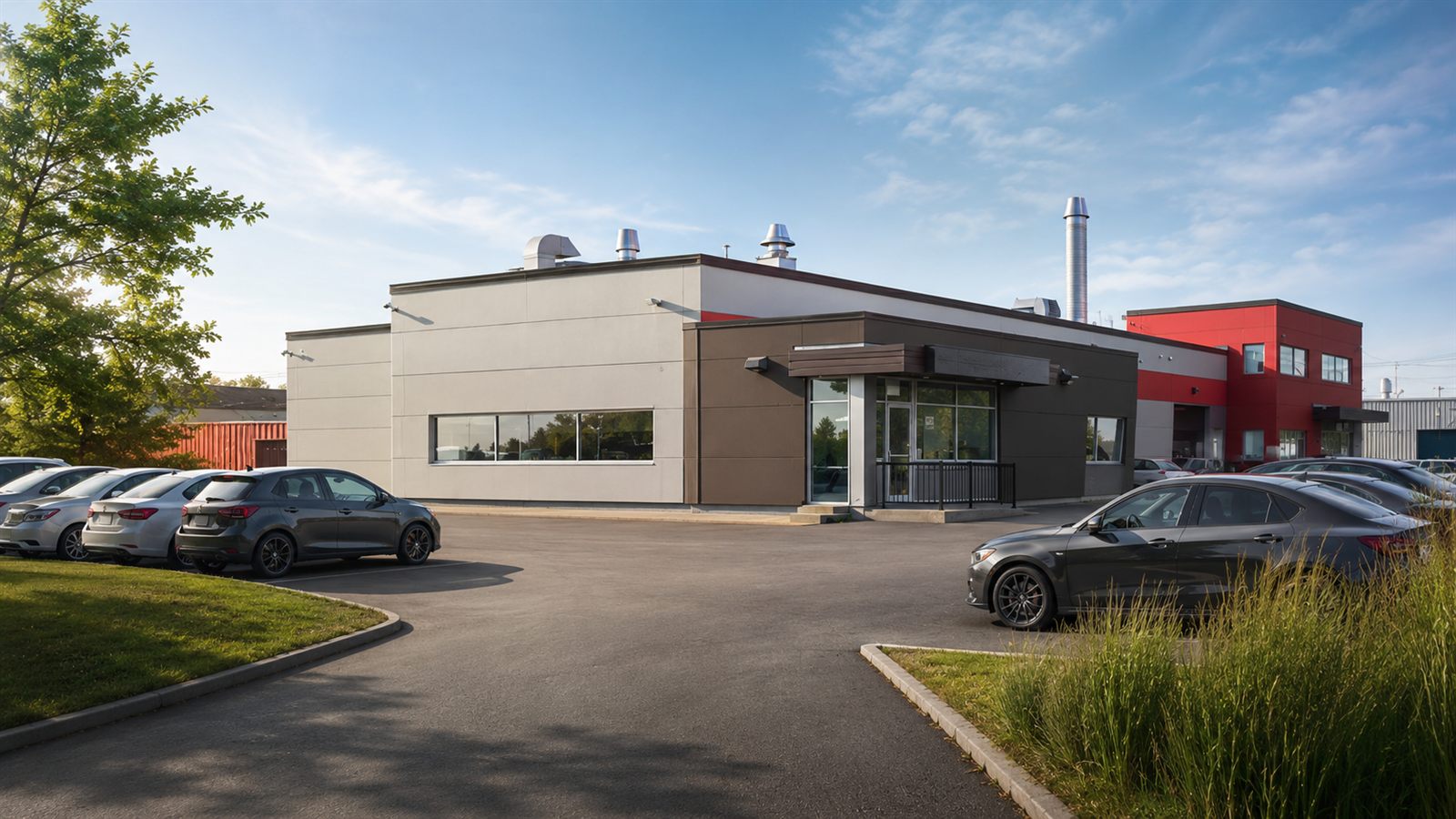 Façade de Beaucage Carrossier Granby