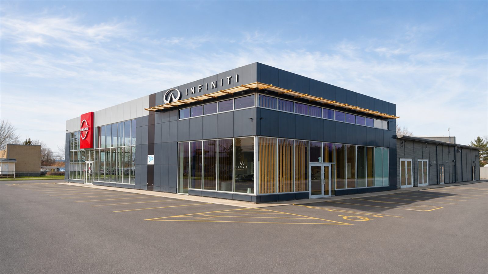 Façade de Infiniti de Sherbrooke