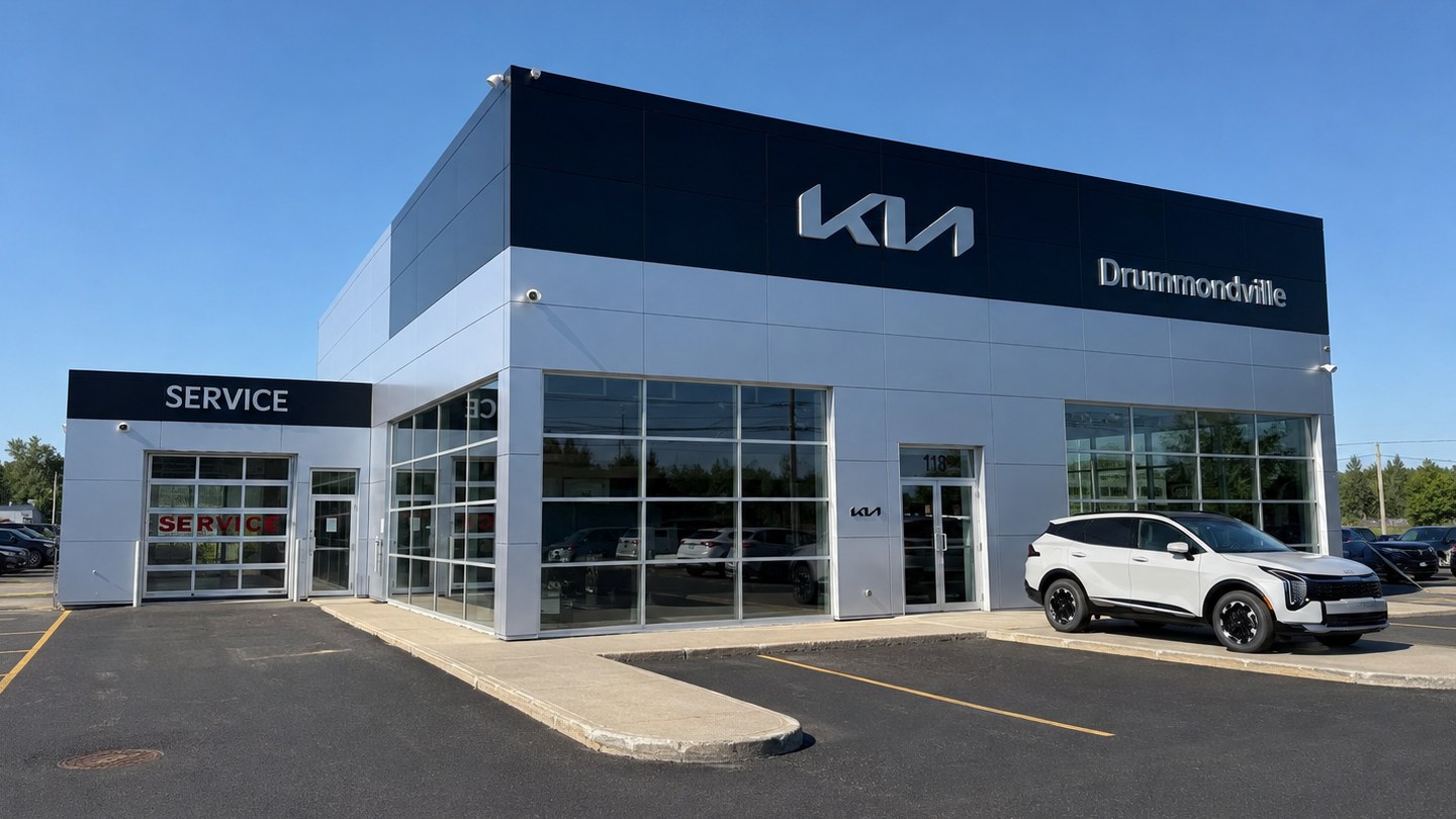 Façade de Kia de Drummondville