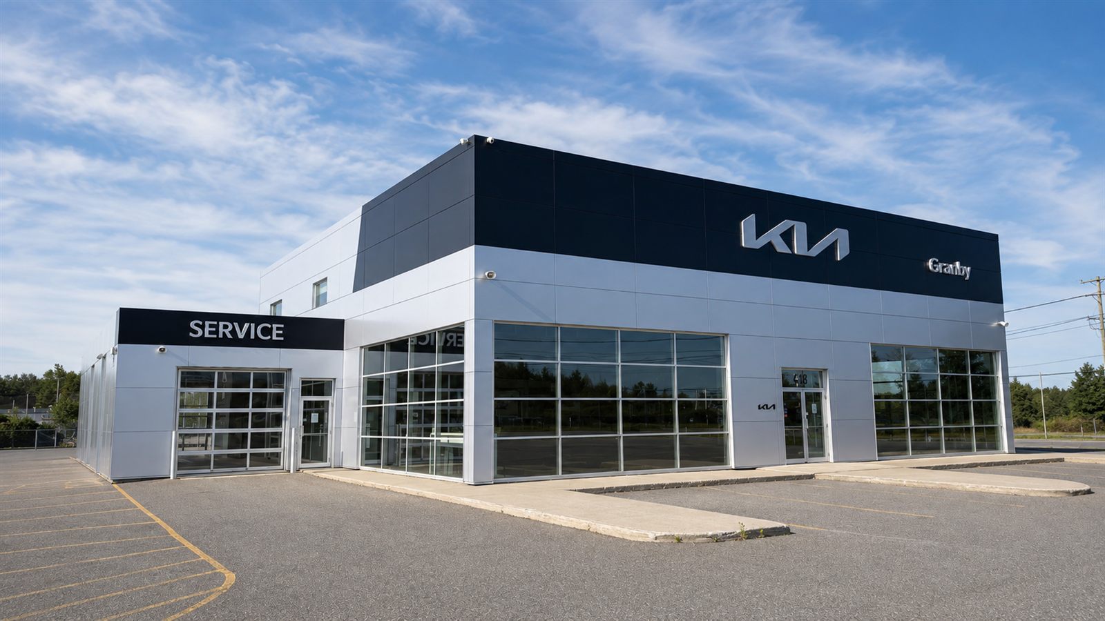 Façade de Kia de Granby