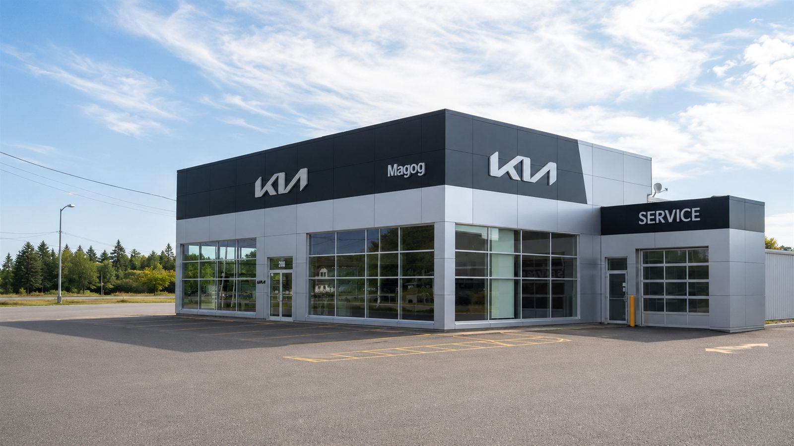Façade de Kia de Magog