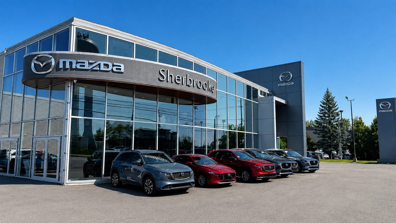 Façade de Mazda de Sherbrooke