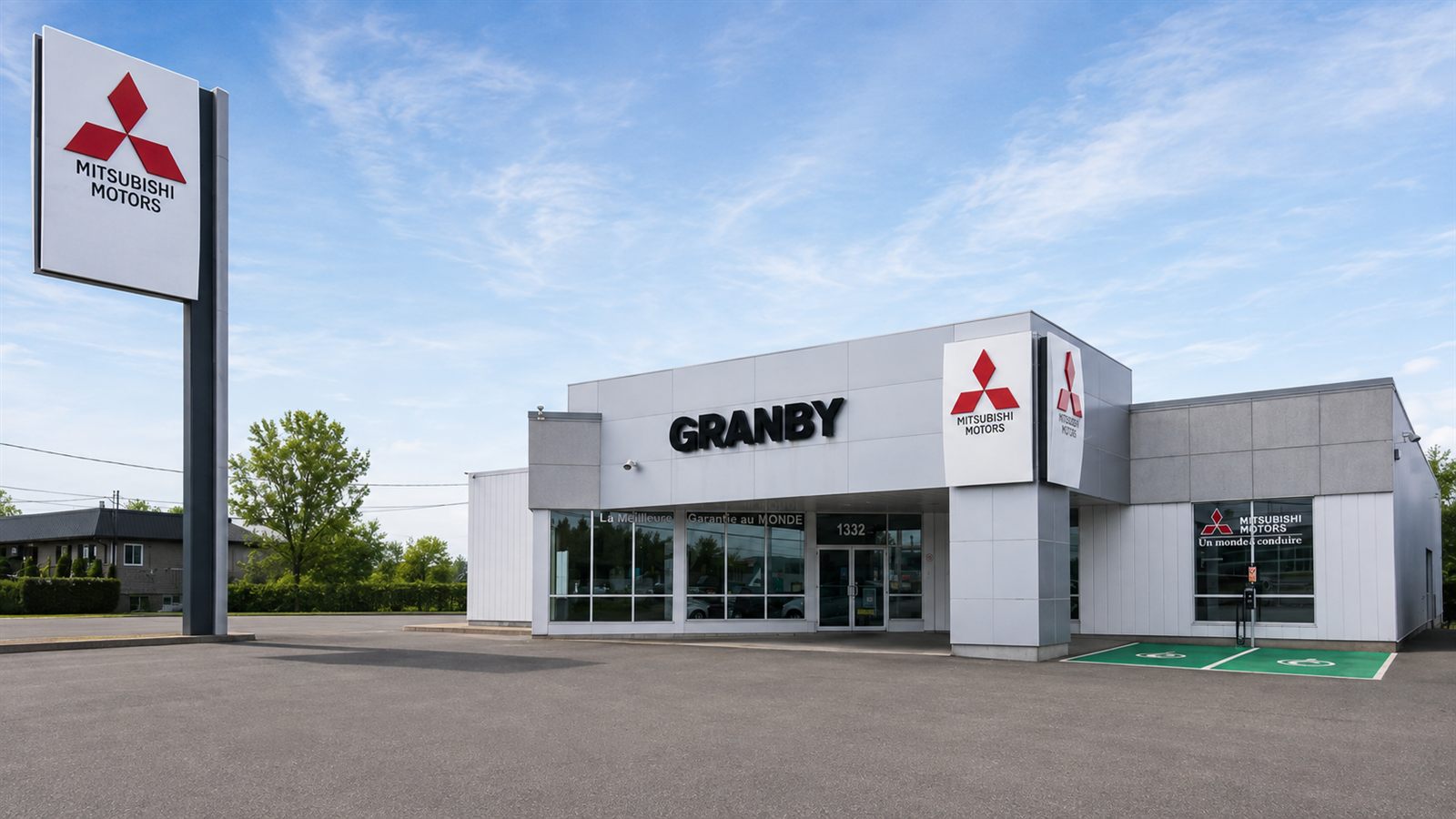 Façade de Mitsubishi de Granby