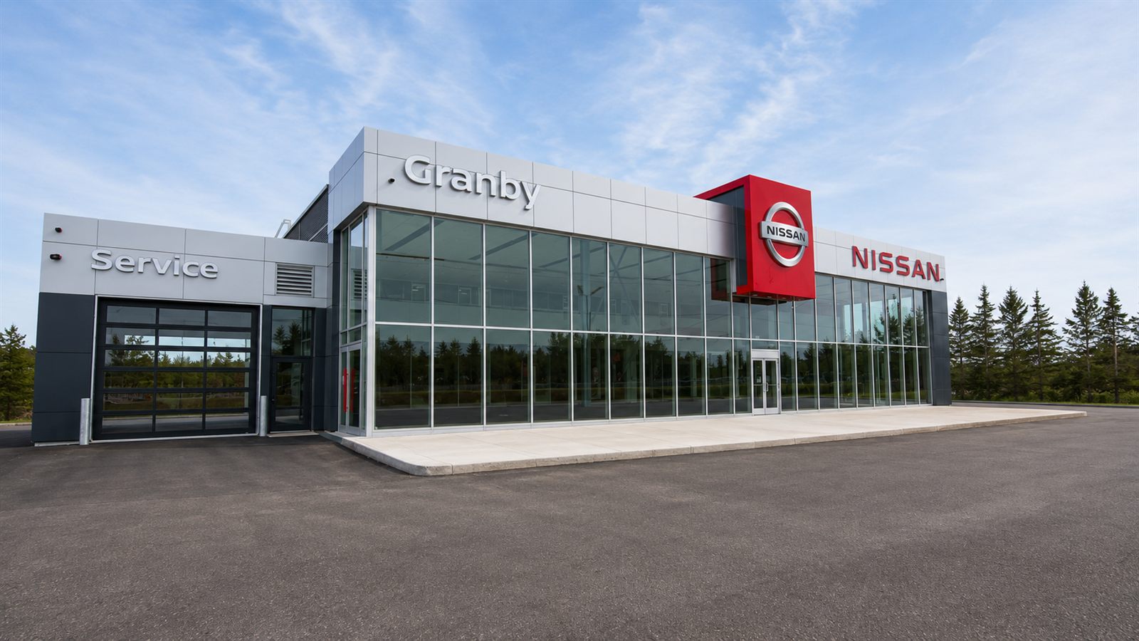 Façade de Nissan de Granby