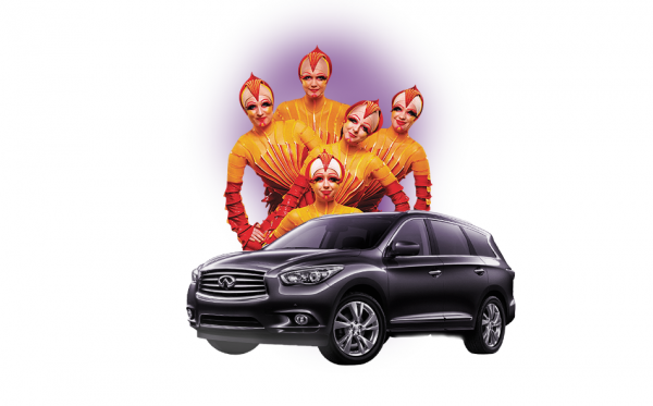 Read more about the article LE NOUVEAU JX D’INFINITI EN VEDETTE DANS LA PREMIÈRE DIFFUSION WEB EN DIRECT D’UNE PERFORMANCE DU CIRQUE DU SOLEIL