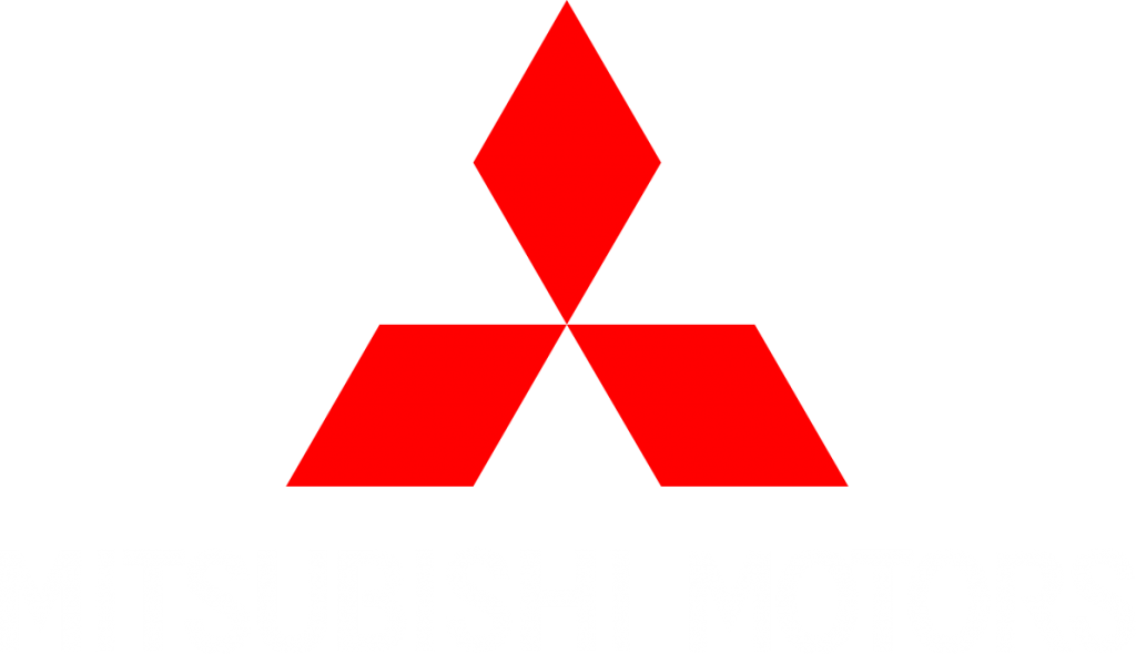 Mitsubishi logo blanc