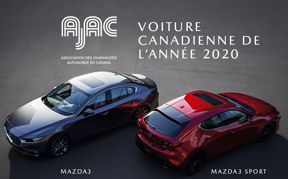 Read more about the article Mazda 3: Voiture canadienne de l’année 2020 par l’AJAC